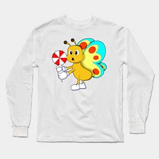 Butterfly with Candy Long Sleeve T-Shirt